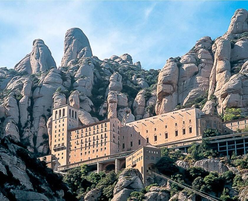 Piso En El Centro De Monistrol De Montserrat Exteriör bild